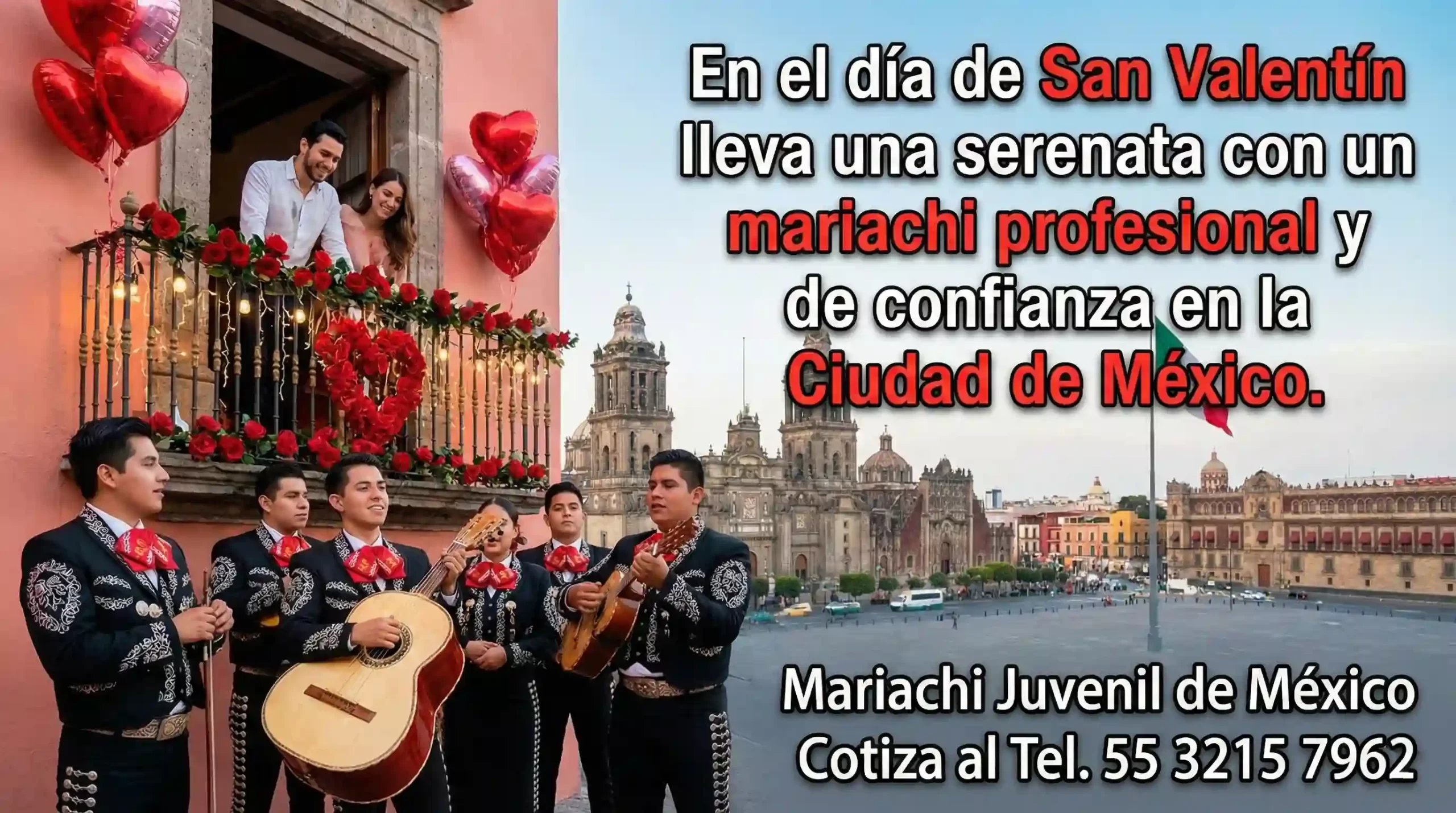 Serenatas 14 de Febrero con Mariachi en la CDMX